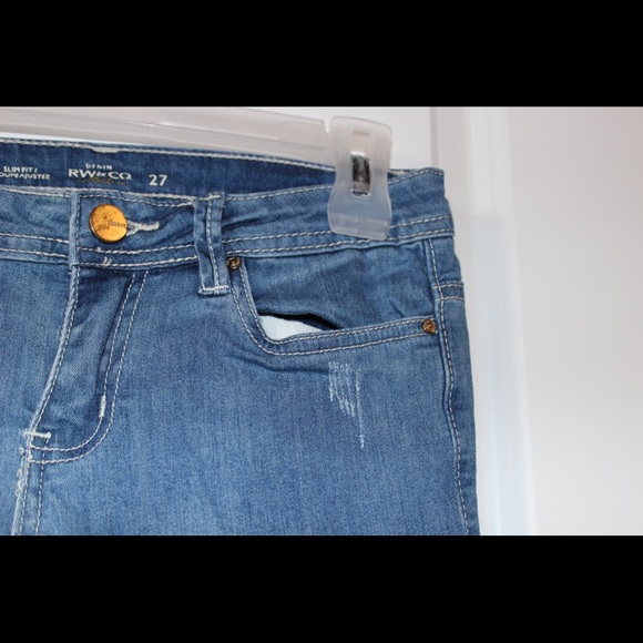 Rw&co light wash skinny boyfriend jeans size 27 - Picture 2 of 7